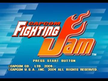 Capcom Fighting Evolution (USA) screen shot title